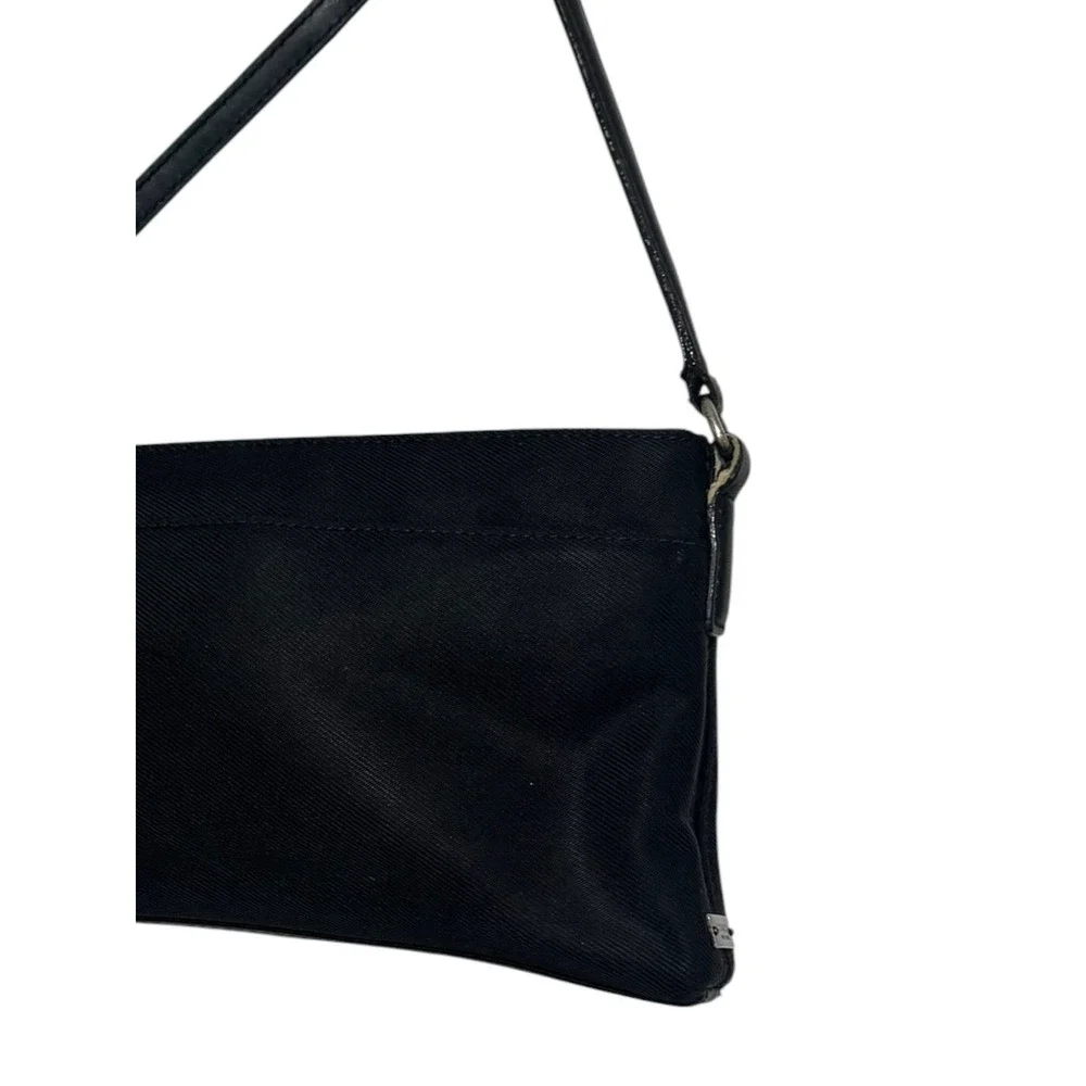 Coach Y2K VTG Mercer Demi 7407 black nylon mini shoulder bag clutch purse